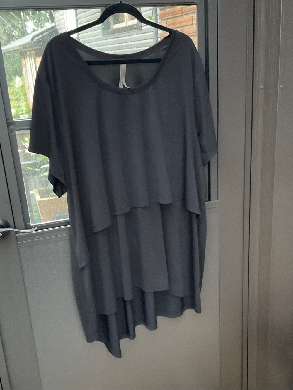 Penningtons Layered Black Tiered  Top